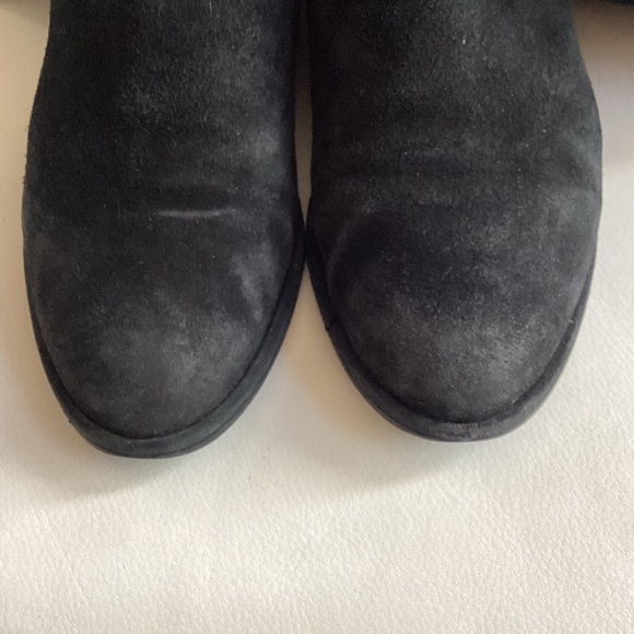 Stuart Weitzman Black Lowland Suede Over-The-Knee Boots SZ 6.5 - Picture 6 of 7